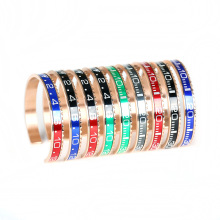 Brazalete oficial del brazalete del velocímetro de la placa de acero inoxidable del brazalete 316L